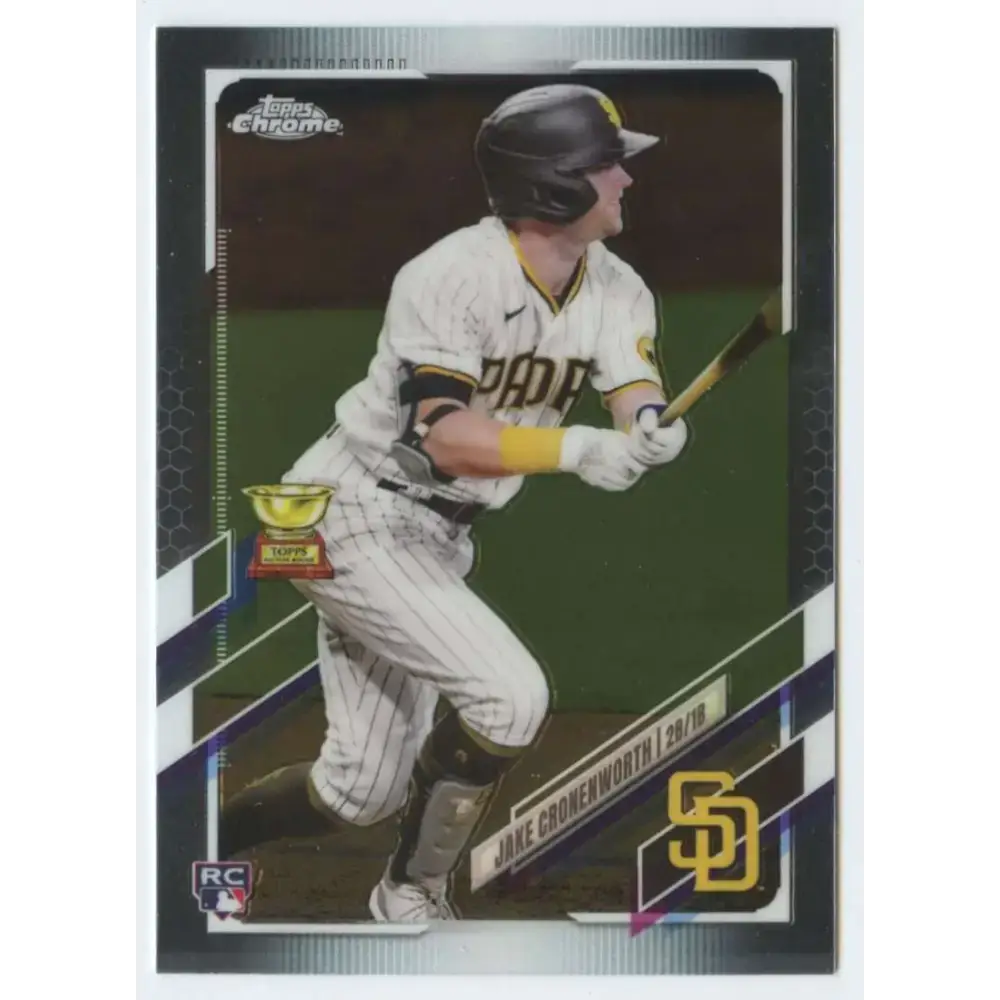 2021 Topps Chrome #49 Jake Cronenworth NM-MT RC Rookie San Diego Padres Baseball Card - Baseball Card Single