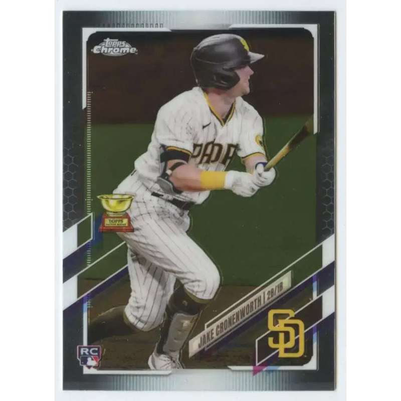 2021 Topps Chrome #49 Jake Cronenworth NM-MT RC Rookie San Diego Padres Baseball Card - Baseball Card Single