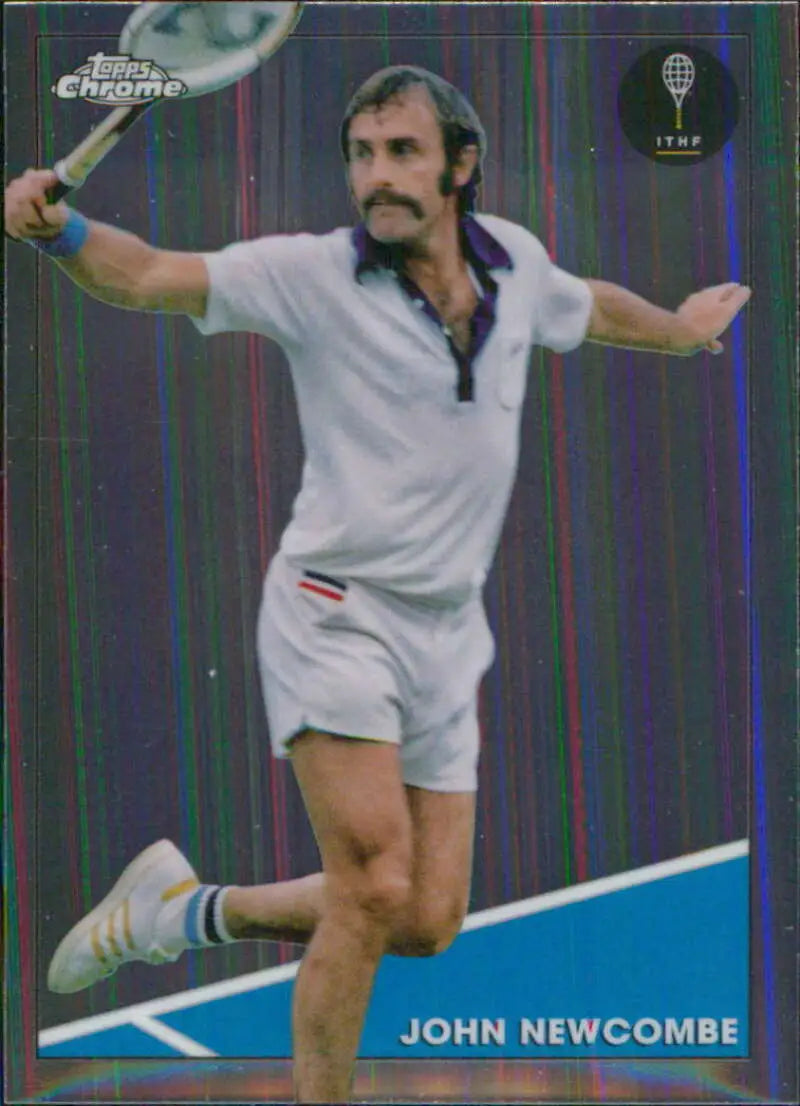 2021 Topps Chrome #49 John Newcombe EX Excellent Tennis Card - Tennis Card Single