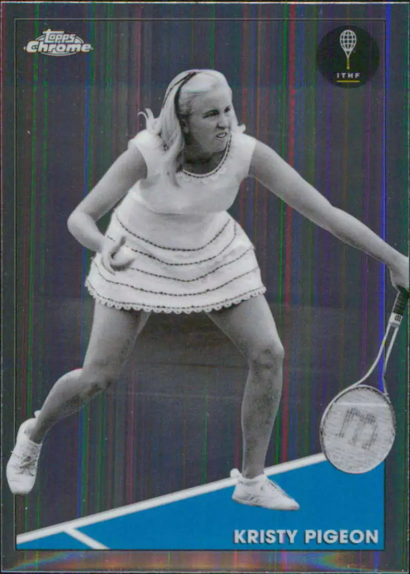 2021 Topps Chrome #54 Kristy Pigeon EX Excellent Tennis Card - Tennis Card Single