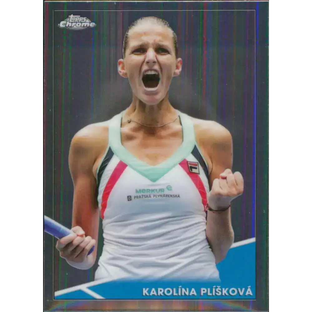 2021 Topps Chrome #55 Karolina Pliskova NM-MT Tennis Card - Tennis Card Single