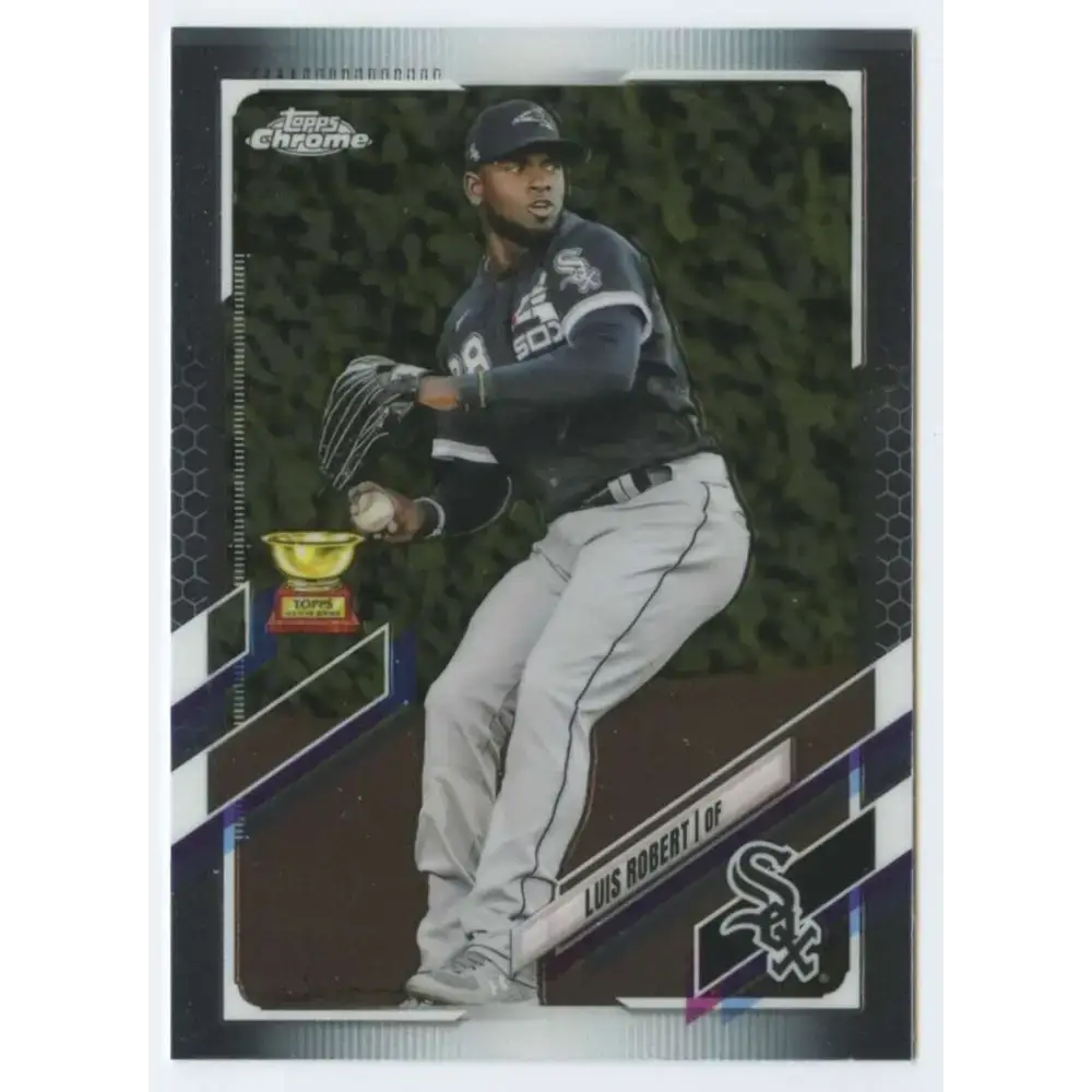 2021 Topps Chrome #56 Luis Robert NM-MT Chicago White Sox Baseball Card - Baseball Card Single