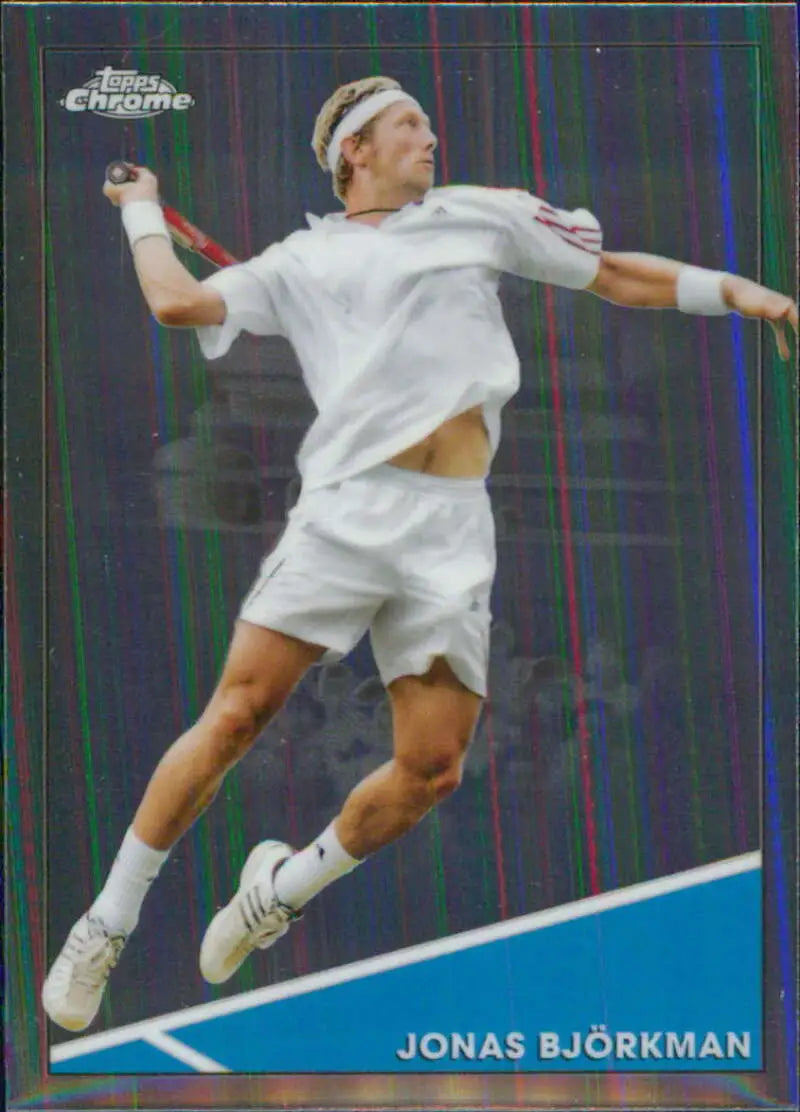 2021 Topps Chrome #6 Jonas Bjorkman EX Excellent Tennis Card - Other