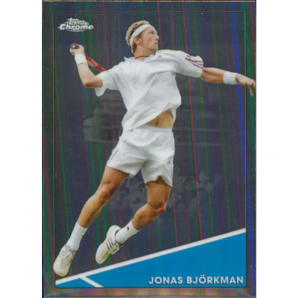 2021 Topps Chrome #6 Jonas Bjorkman NM-MT Tennis Card - Tennis Card Single