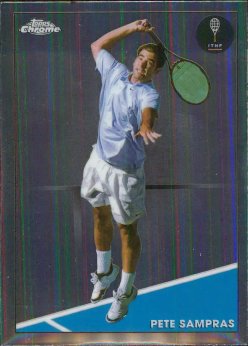 2021 Topps Chrome #60 Pete Sampras EX Excellent Tennis Card - Sports Memorabilia