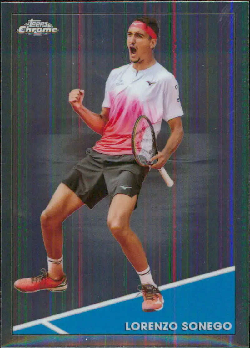 2021 Topps Chrome #63 Lorenzo Sonego EX Excellent Tennis Card - Other