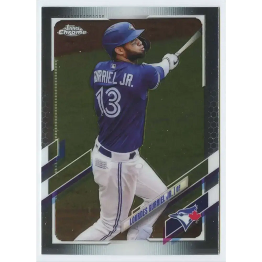 2021 Topps Chrome #64 Lourdes Gurriel Jr. NM-MT Toronto Blue Jays Baseball Card - Baseball Card Single