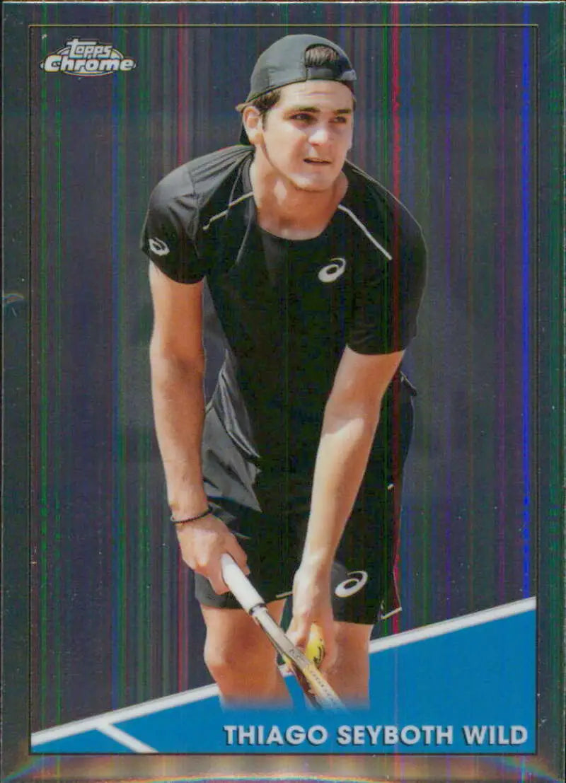 2021 Topps Chrome #69 Thiago Seyboth Wild EX Excellent Tennis Card - Other