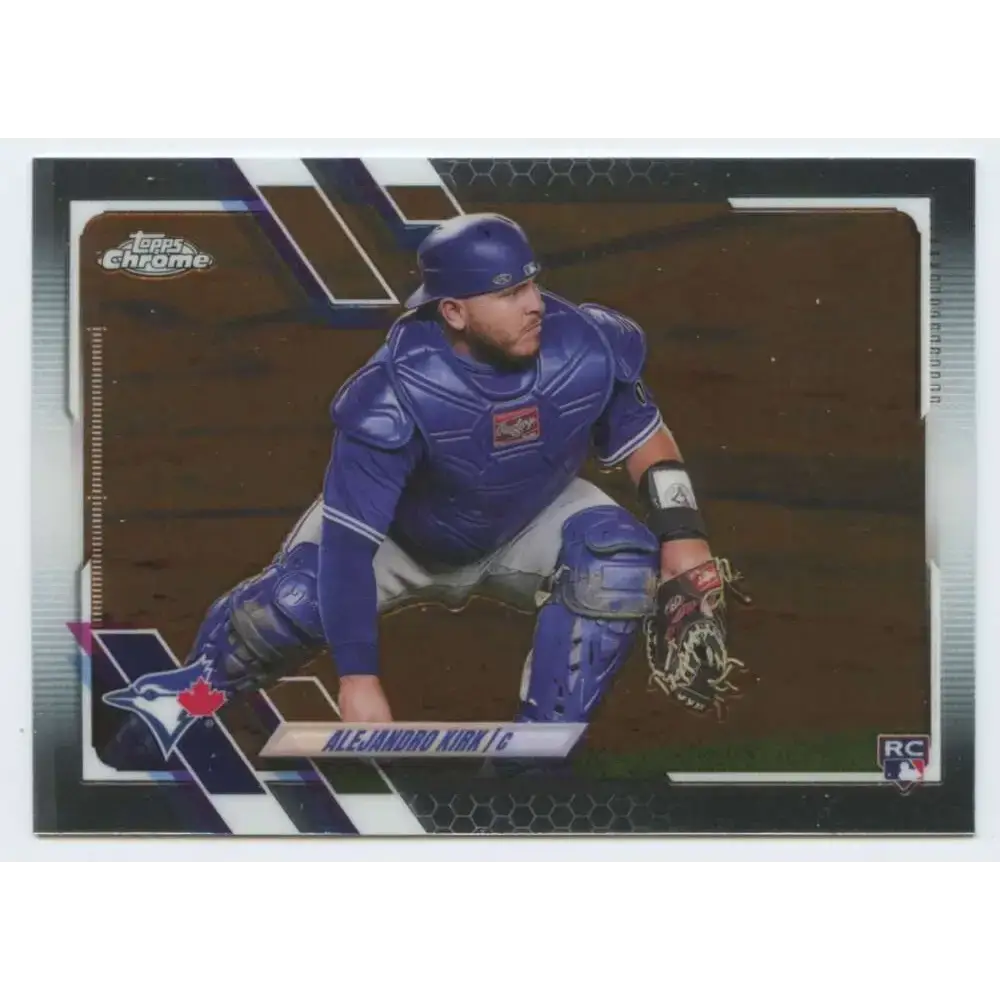2021 Topps Chrome #71 Alejandro Kirk NM-MT RC Rookie Toronto Blue Jays Baseball Card - Baseball Card Single