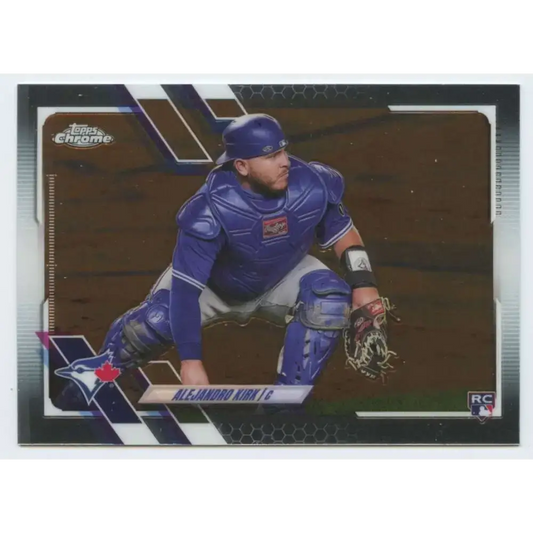 2021 Topps Chrome #71 Alejandro Kirk NM-MT RC Rookie Toronto Blue Jays Baseball Card - Baseball Card Single