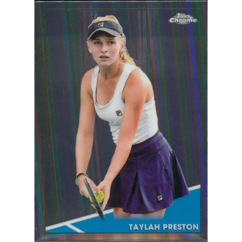 2021 Topps Chrome #72 Taylah Preston NM-MT Tennis Card - Other