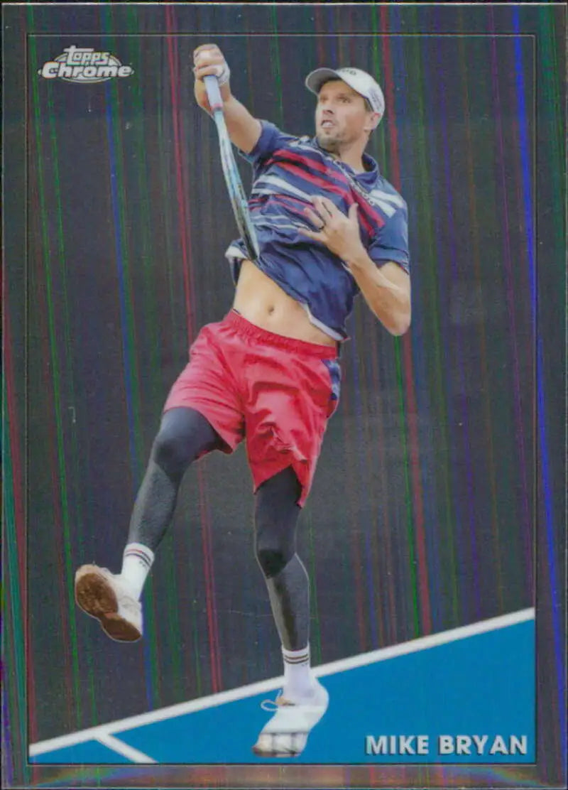 2021 Topps Chrome #73 Mike Bryan EX Excellent Tennis Card - Other