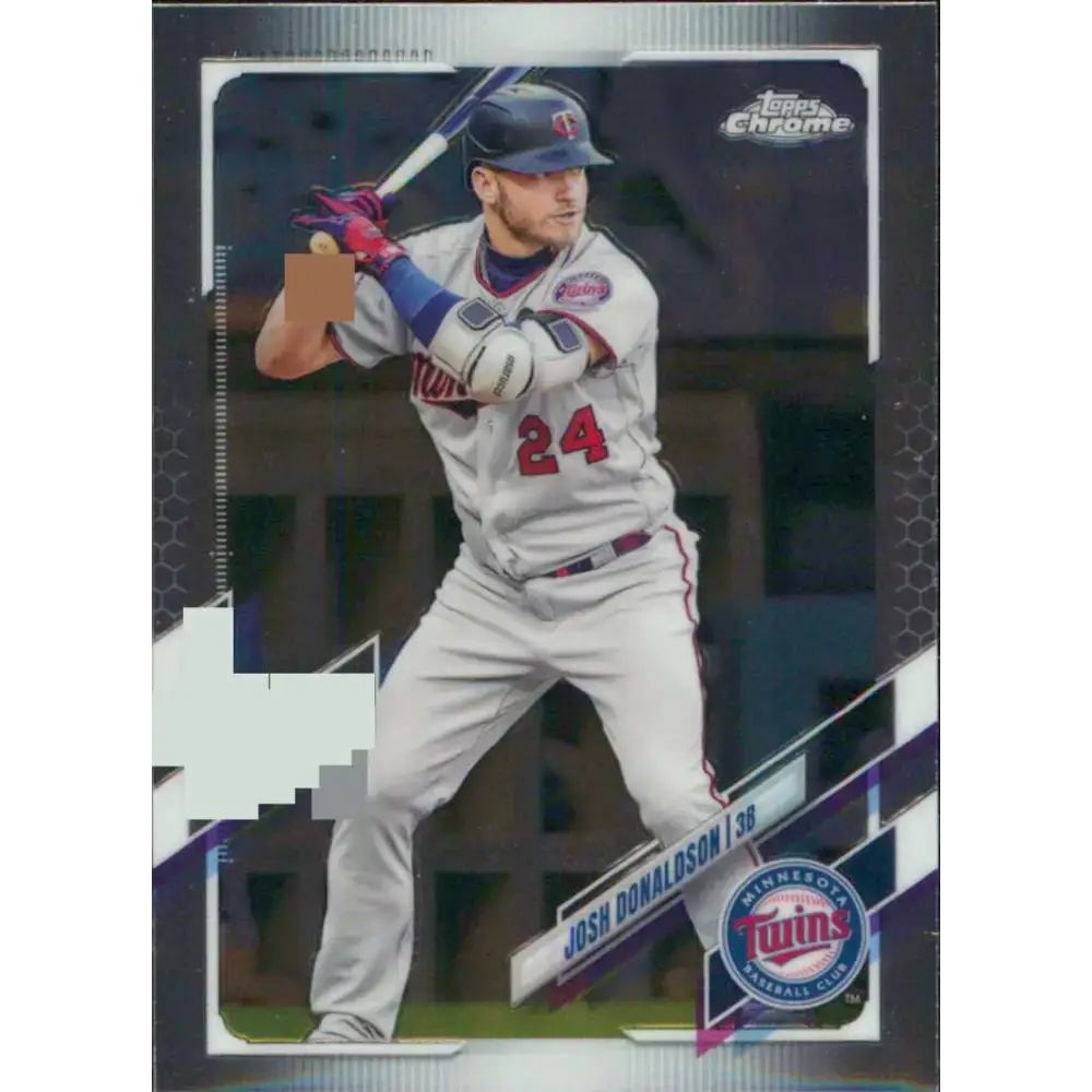 2021 Topps Chrome #76 Josh Donaldson NM-MT Minnesota Twins Baseball Card - Baseball Card Single