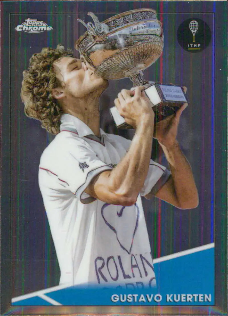 2021 Topps Chrome #89 Gustavo Kuerten EX Excellent Tennis Card - Tennis Card Single