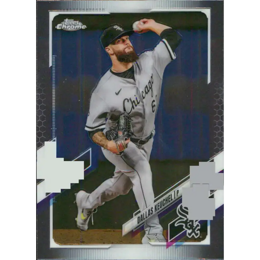 2021 Topps Chrome #91 Dallas Keuchel NM-MT Chicago White Sox Baseball Card - Baseball Card Single