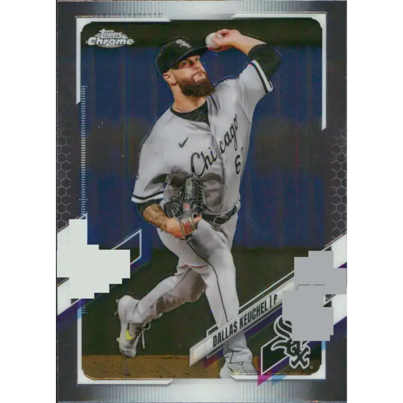 2021 Topps Chrome #91 Dallas Keuchel NM-MT Chicago White Sox Baseball Card - Baseball Card Single