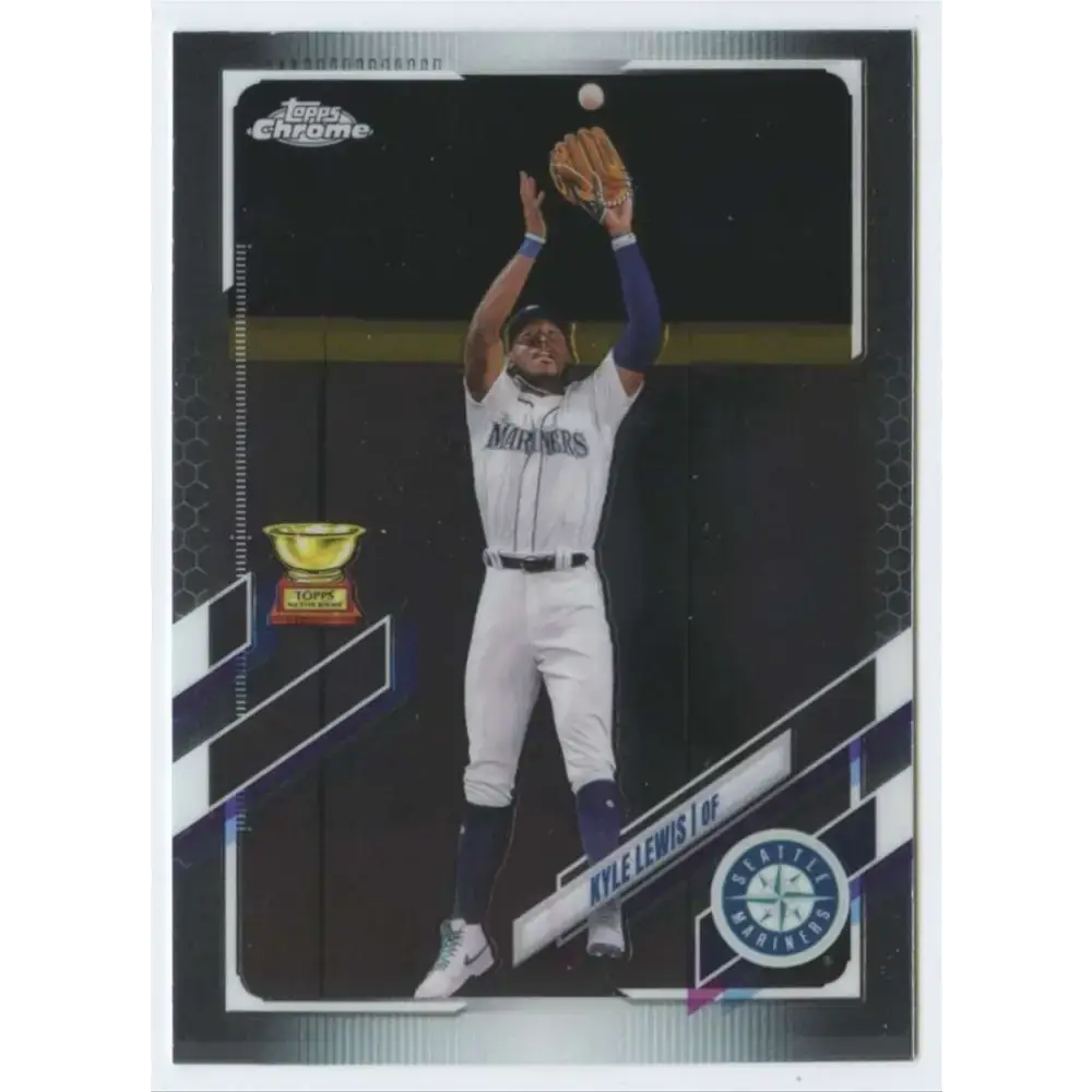 2021 Topps Chrome #93 Kyle Lewis NM-MT Seattle Mariners Baseball Card - Baseball Card Single