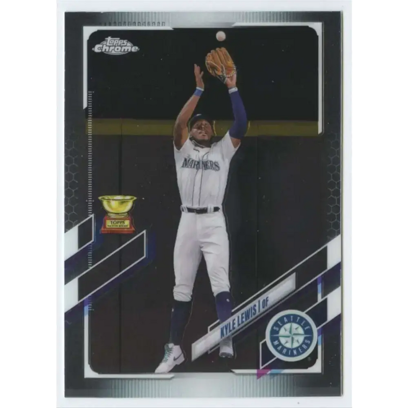 2021 Topps Chrome #93 Kyle Lewis NM-MT Seattle Mariners Baseball Card - Baseball Card Single