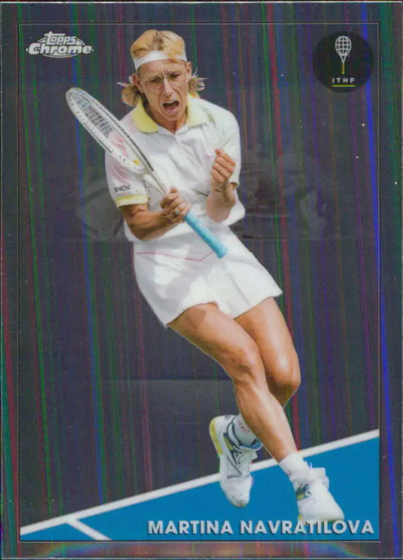 2021 Topps Chrome #98 Martina Navratilova EX Excellent Tennis Card - Other