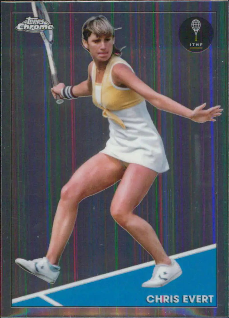 2021 Topps Chrome #99 Chris Evert EX Excellent Tennis Card - Other