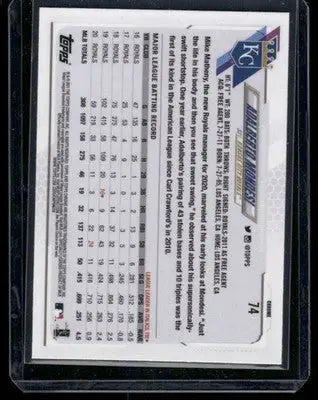 2021 Topps Chrome Adalberto Mondesi #74 Baseball - Baseball Card Single