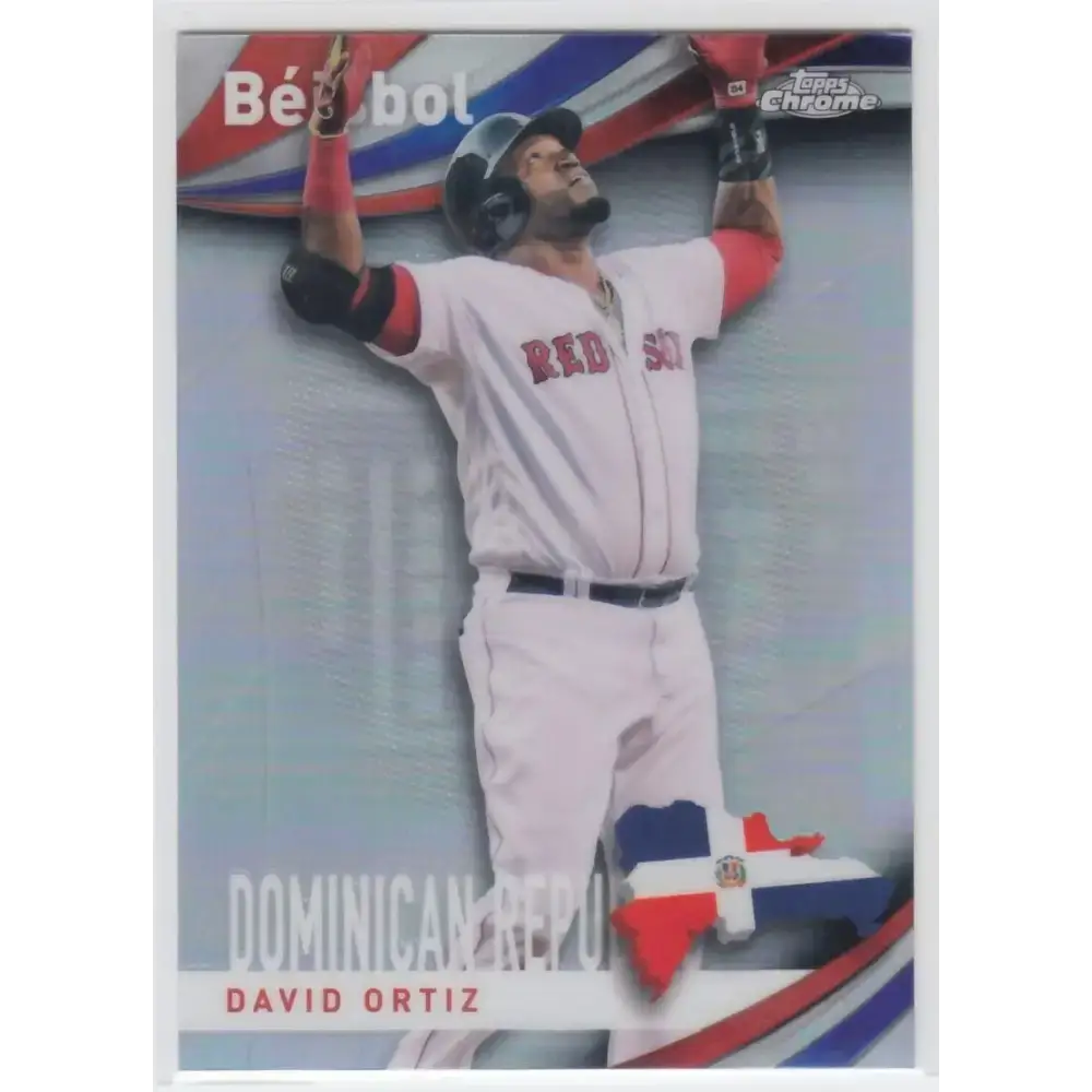 2021 Topps Chrome Beisbol Refractor #B-2 David Ortiz NM-MT Boston Red Sox Baseball Card - Baseball Card Single