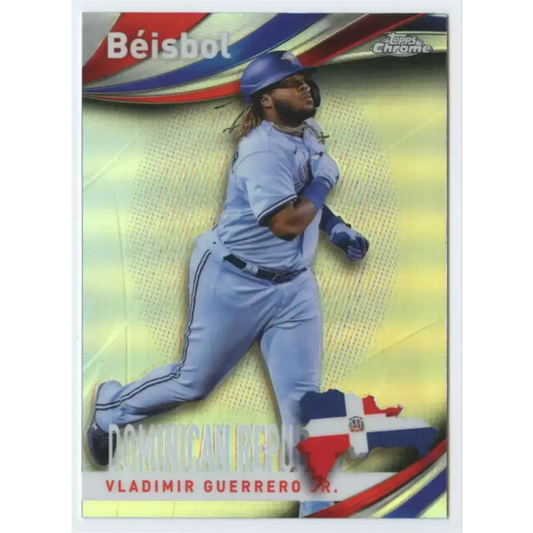 2021 Topps Chrome Beisbol Refractor #B-6 Vladimir Guerrero Jr. NM-MT Toronto Blue Jays Baseball Card - Baseball Card