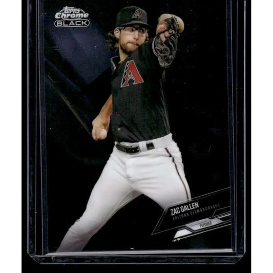2021 Topps Chrome Black #19 Zac Gallen NM/MT Arizona Diamondbacks Baseball Card - Baseball Card Single