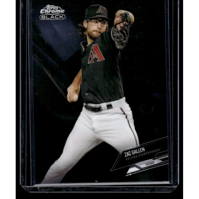 2021 Topps Chrome Black #19 Zac Gallen NM/MT Arizona Diamondbacks Baseball Card - Baseball Card Single