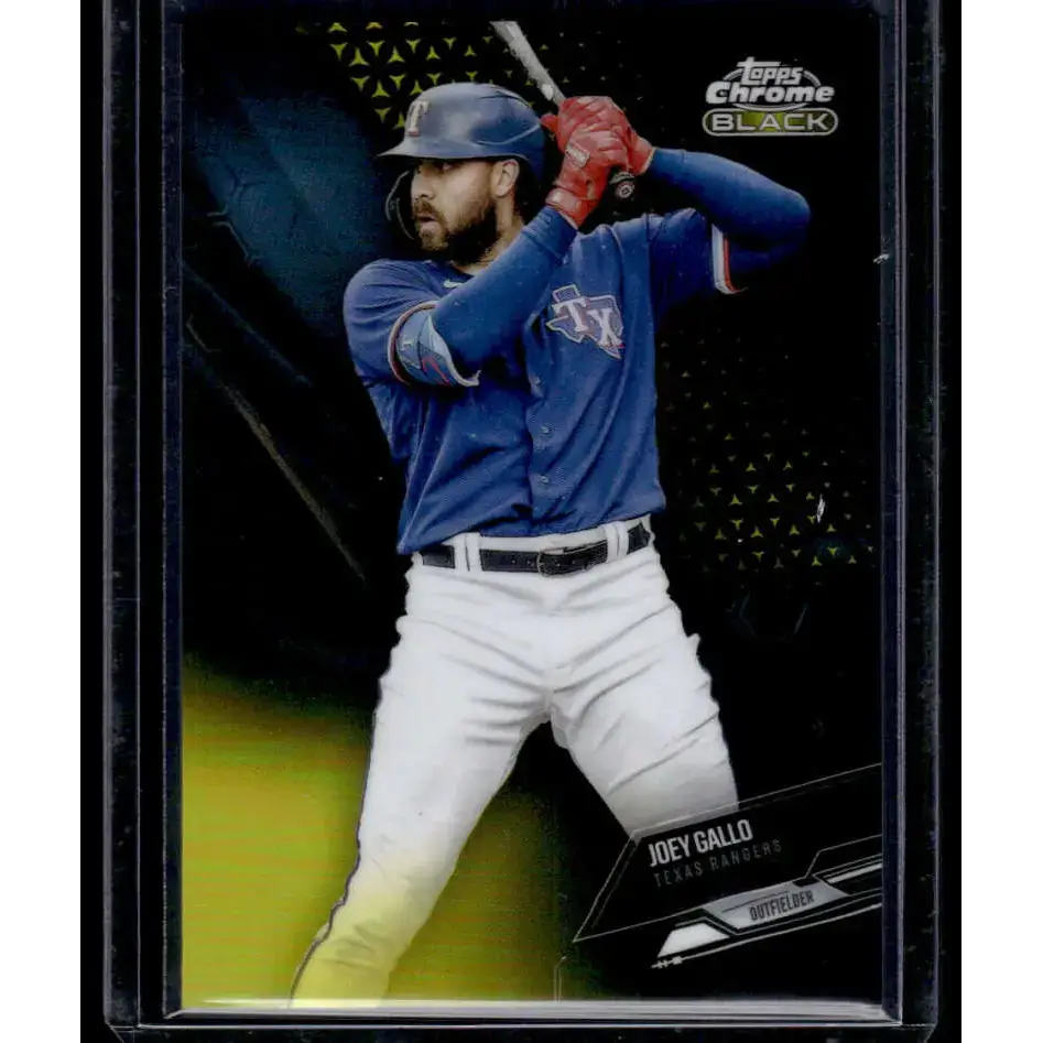 2021 Topps Chrome Black #26 36/50 Joey Gallo NM/MT Texas Rangers Baseball Card - Baseball Card Single