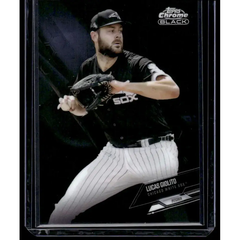 2021 Topps Chrome Black #83 Lucas Giolito NM/MT Chicago White Sox Baseball Card - Baseball Card Single