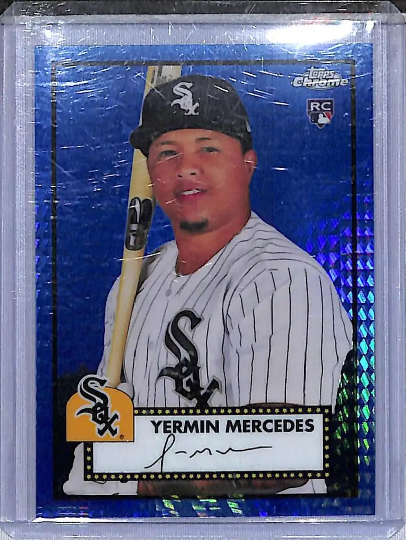 2021 Topps Chrome Blue #115 Yermin Mercedes NM-MT RC Rookie Chicago White Sox - Baseball Card Single
