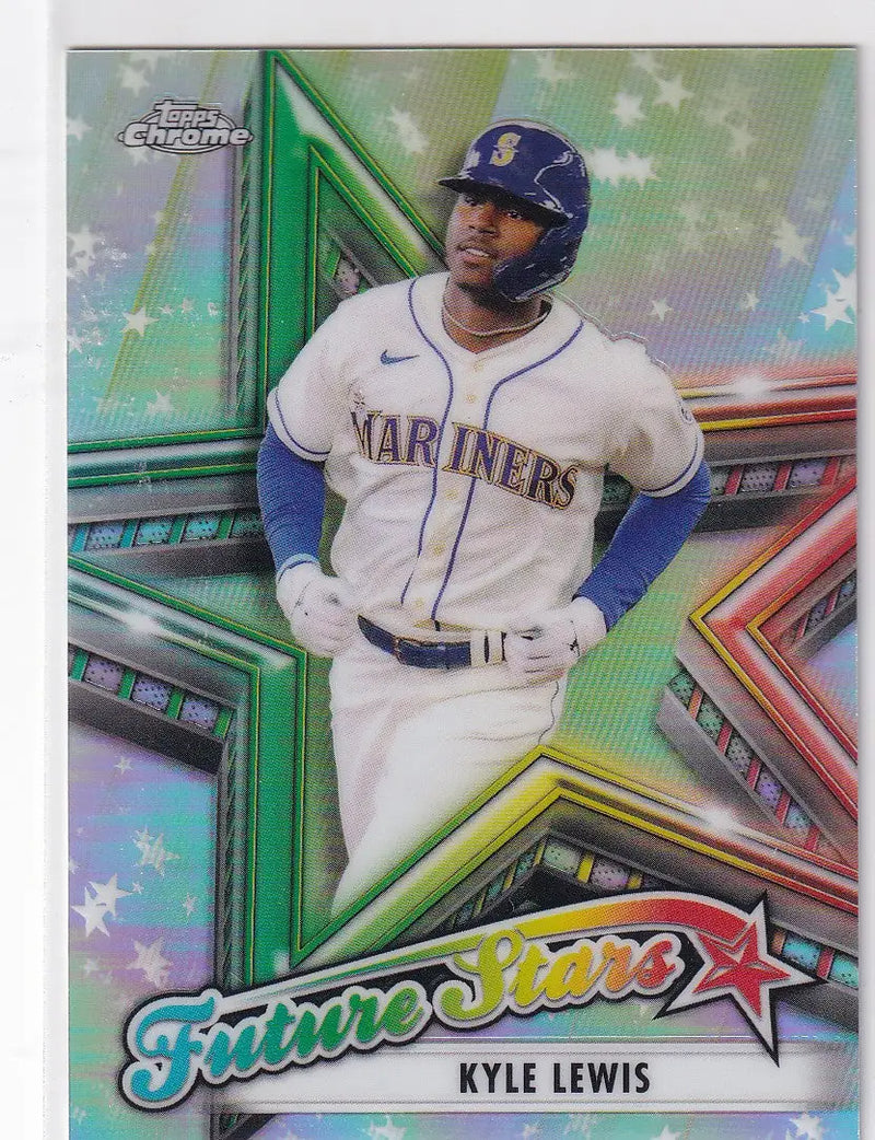 2021 TOPPS CHROME #FS-3 KYLE LEWIS FUTURE STARS- SEATTLE MARINERS - Baseball Card Single