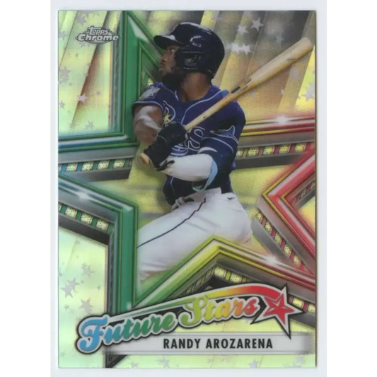 2021 Topps Chrome Future Stars Refractor #FS-11 Randy Arozarena NM-MT Tampa Bay Rays Baseball Card - Baseball Card