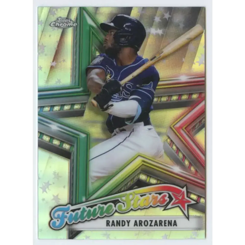 2021 Topps Chrome Future Stars Refractor #FS-11 Randy Arozarena NM-MT Tampa Bay Rays Baseball Card - Baseball Card