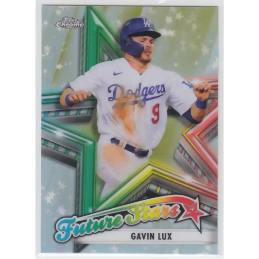 2021 Topps Chrome Future Stars Refractor #FS-14 Gavin Lux NM-MT Los Angeles Dodgers Baseball Card - Baseball Card Single