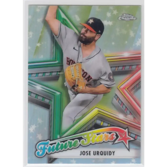 2021 Topps Chrome Future Stars Refractor #FS-19 Jose Urquidy NM-MT Houston Astros Baseball Card - Baseball Card Single