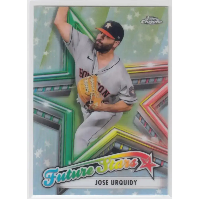 2021 Topps Chrome Future Stars Refractor #FS-19 Jose Urquidy NM-MT Houston Astros Baseball Card - Baseball Card Single