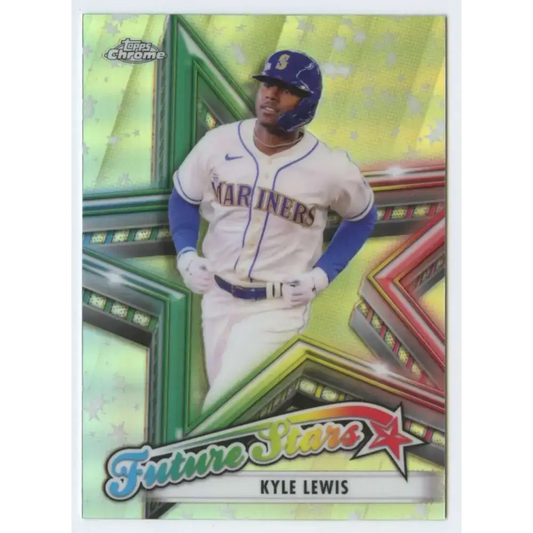2021 Topps Chrome Future Stars Refractor #FS-3 Kyle Lewis NM-MT Seattle Mariners Baseball Card - Baseball Card Single