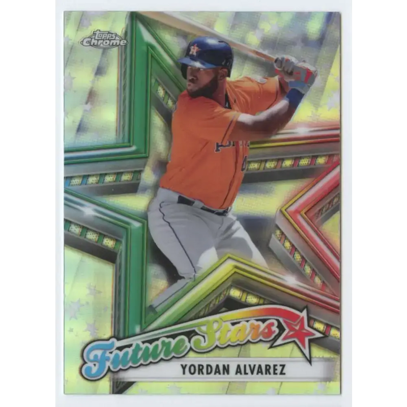 2021 Topps Chrome Future Stars Refractor #FS-8 Yordan Alvarez NM-MT Houston Astros Baseball Card - Baseball Card Single