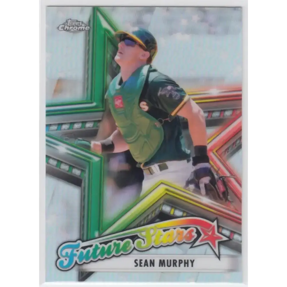 2021 Topps Chrome Future Stars Refractor #FS-9 Sean Murphy NM-MT Oakland Athletics Baseball Card - Baseball Card Single