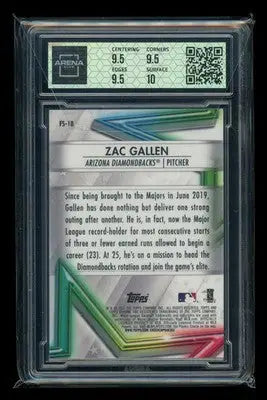 2021 Topps Chrome Future Stars Zac Gallen #FS-18 Baseball Arena Club 10