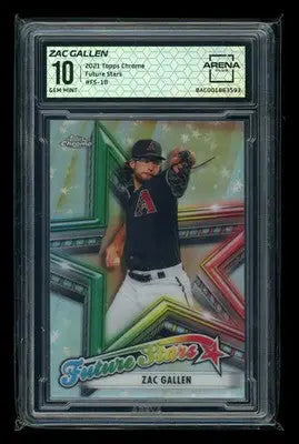 2021 Topps Chrome Future Stars Zac Gallen #FS-18 Baseball Arena Club 10
