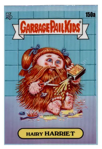 2021 Topps Chrome Garbage Pail Kids Original Series 4 Refractor Hairy Harr card