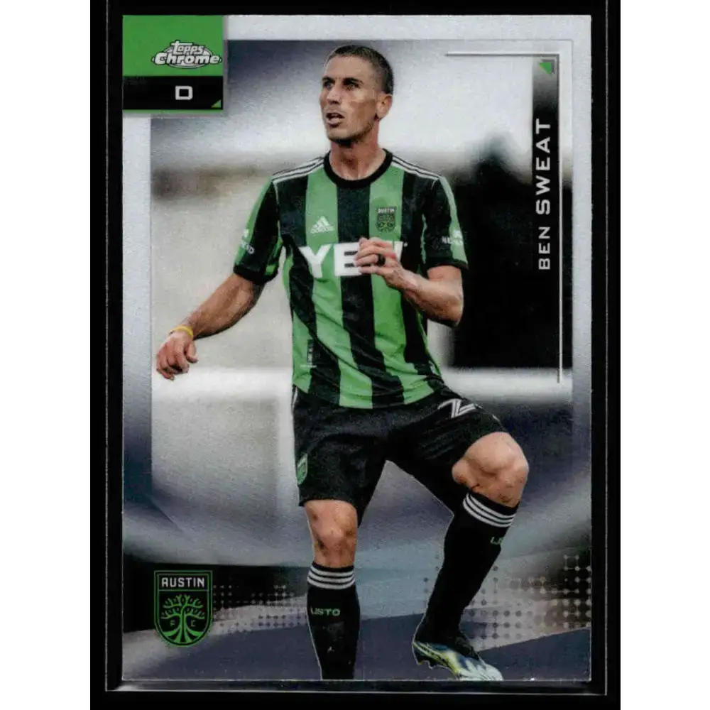 2021 Topps Chrome MLS #117 Ben Sweat NM-MT Austin FC Soccer Card - Soccer Card Single