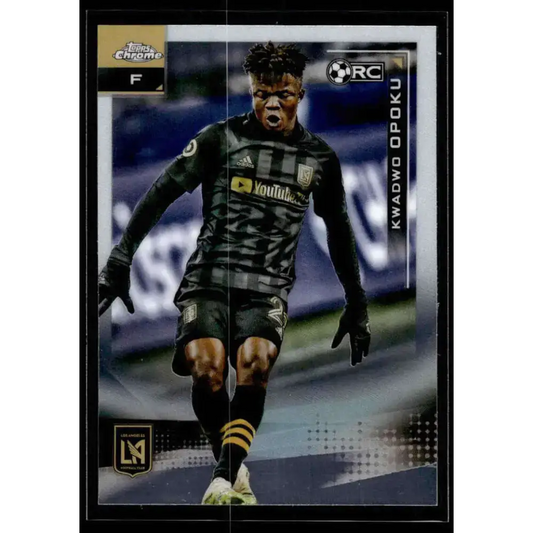 2021 Topps Chrome MLS #160 Kwadwo Opoku NM-MT LAFC RC Soccer Card - Soccer Card Single