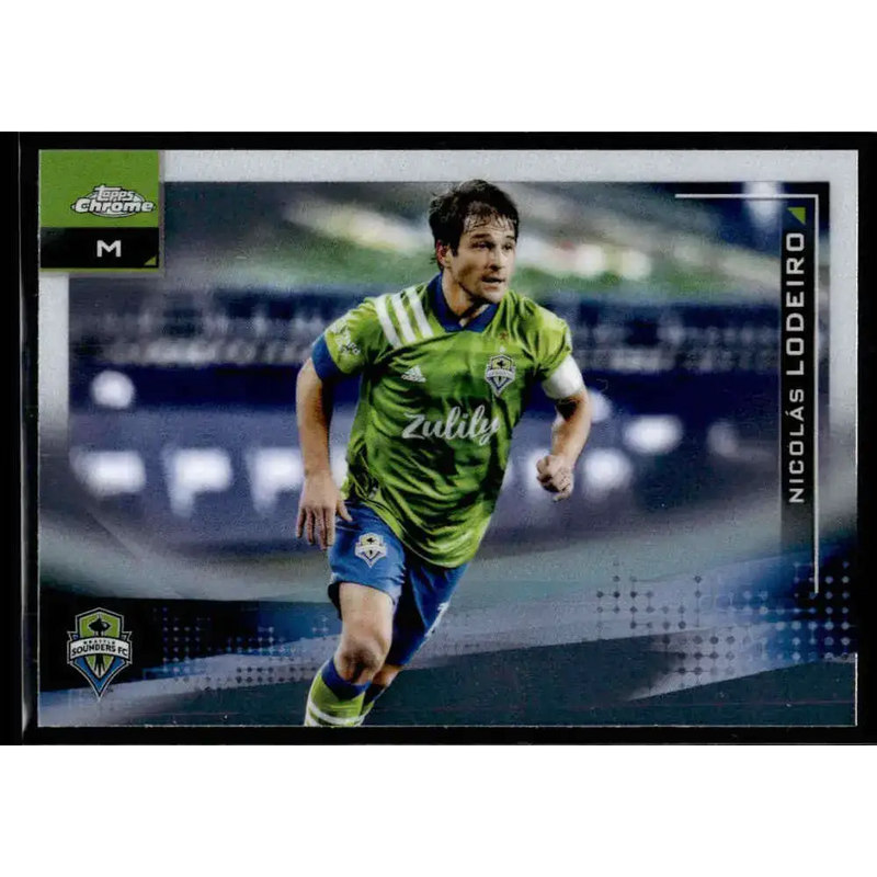2021 Topps Chrome MLS #70 Nicolas Lodeiro NM-MT Seattle Sounders FC Soccer Card - Soccer Card Single