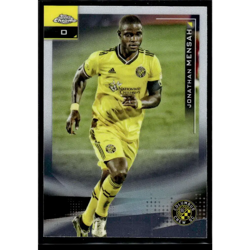 2021 Topps Chrome MLS #8 Jonathan Mensah NM-MT Columbus Crew SC Soccer Card - Soccer Card Single