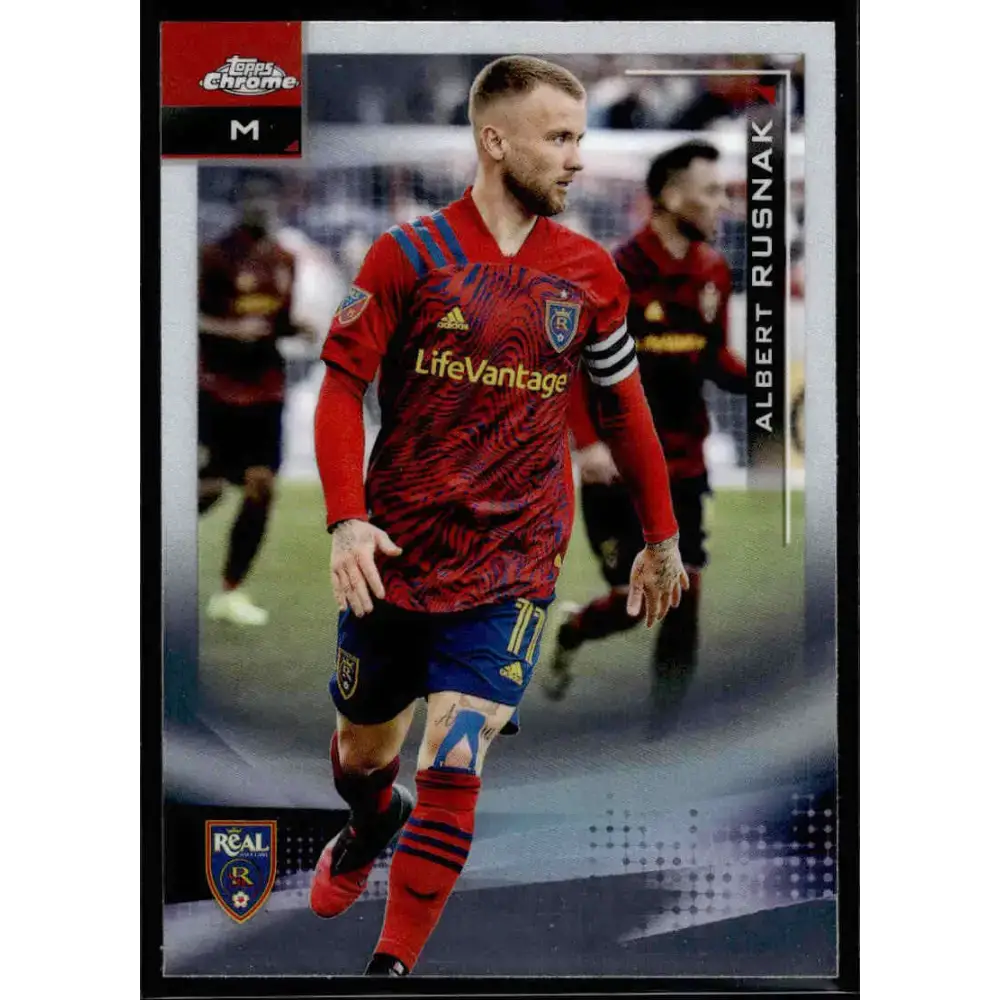 2021 Topps Chrome MLS #92 Albert Rusnak NM-MT Real Salt Lake Soccer Card - Soccer Card Single