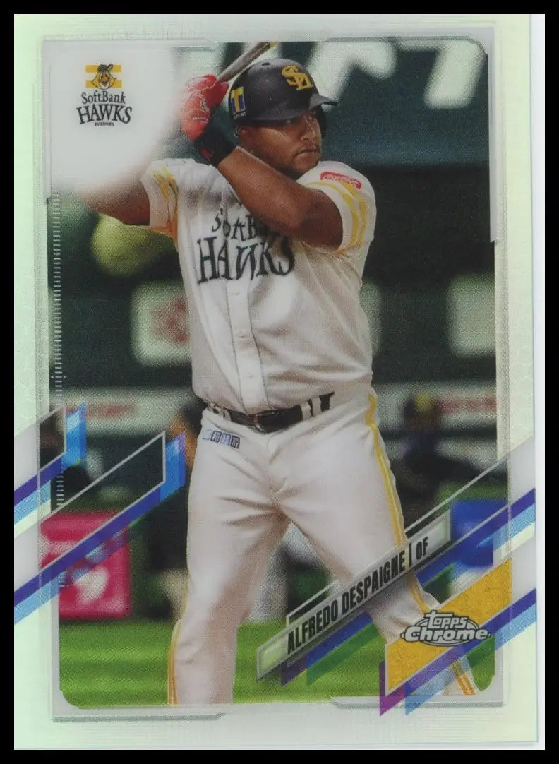 2021 Topps Chrome NPB - Refractors Alfredo Despaigne 10 Fukuoka SoftBank Hawks - Baseball Card Single